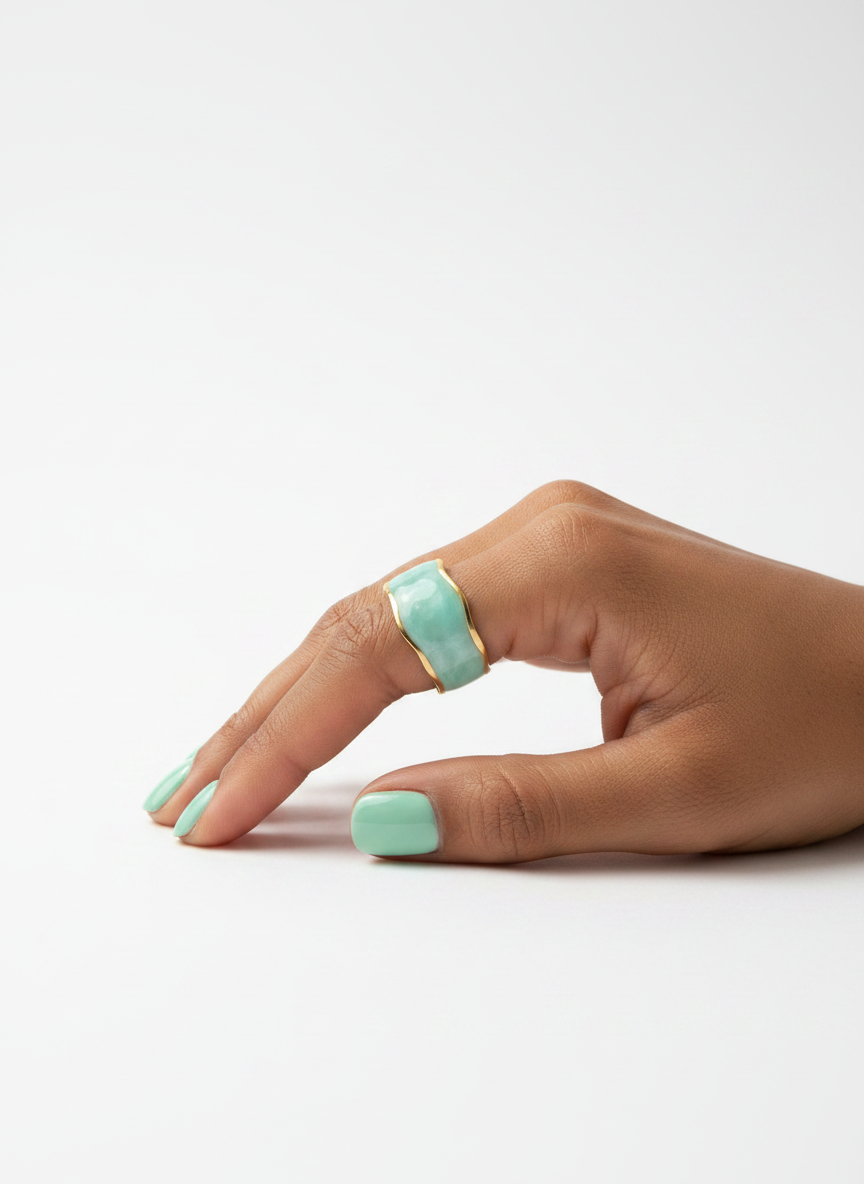 Aqua Sculpt Ring