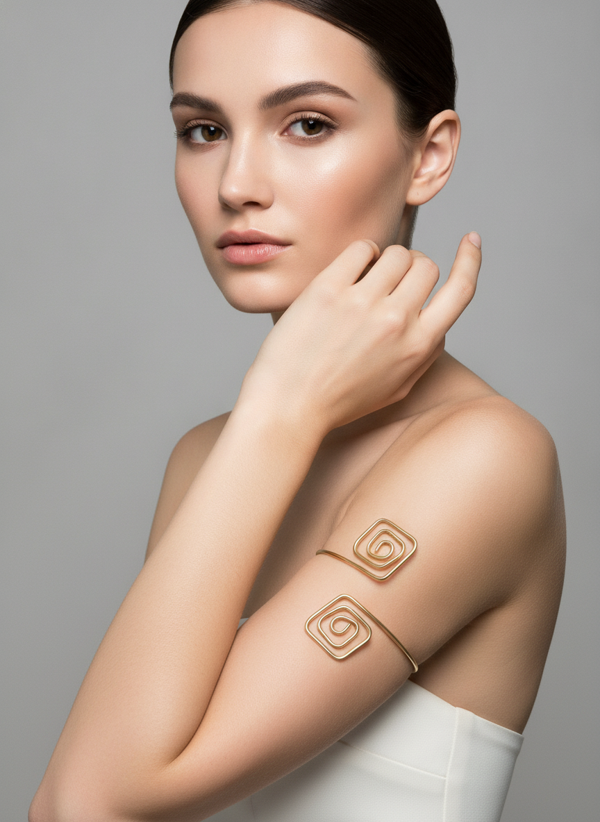 Solara Spiral Arm Cuff