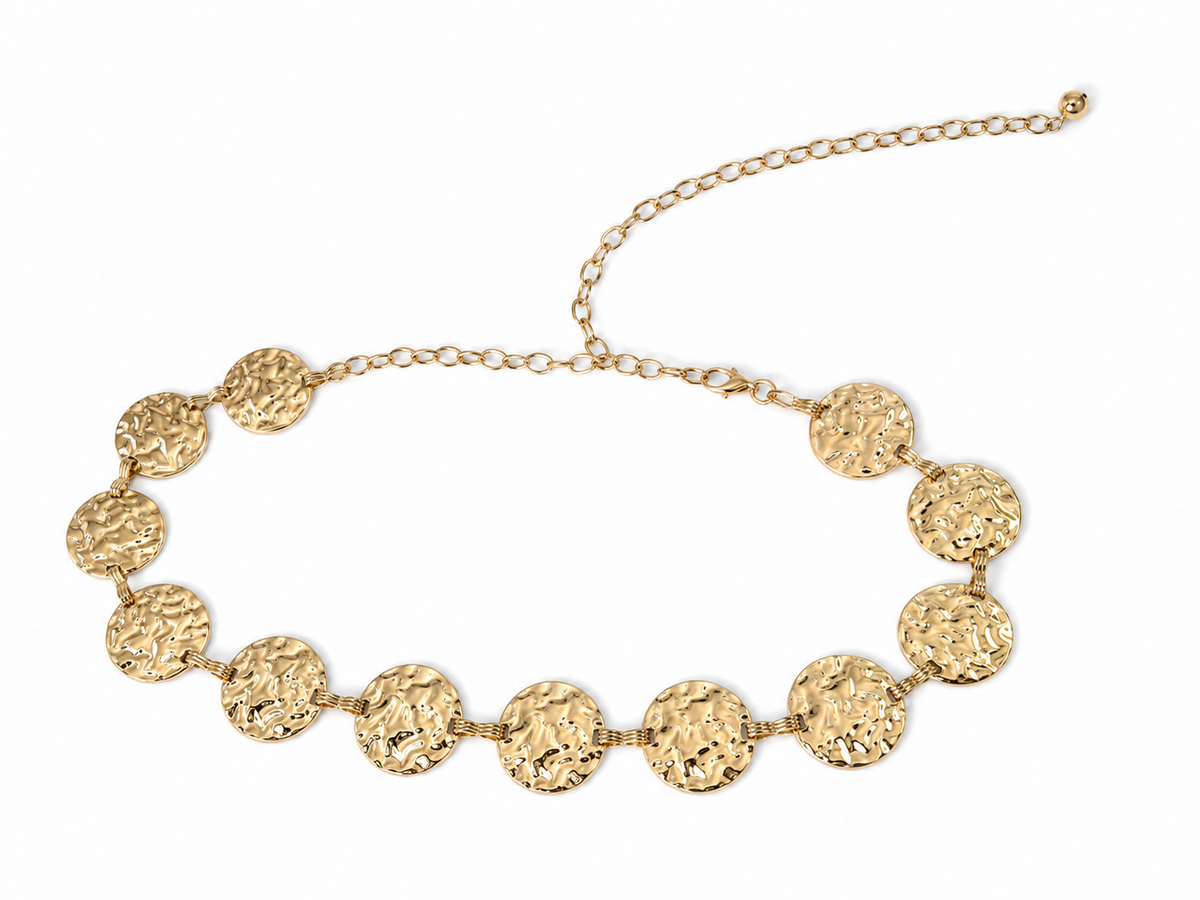 Golden Ripple Chain Belt