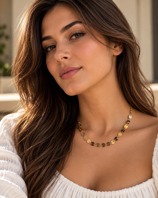 Golden Dots Necklace