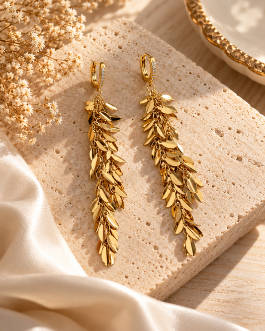 Golden Willow Earrings