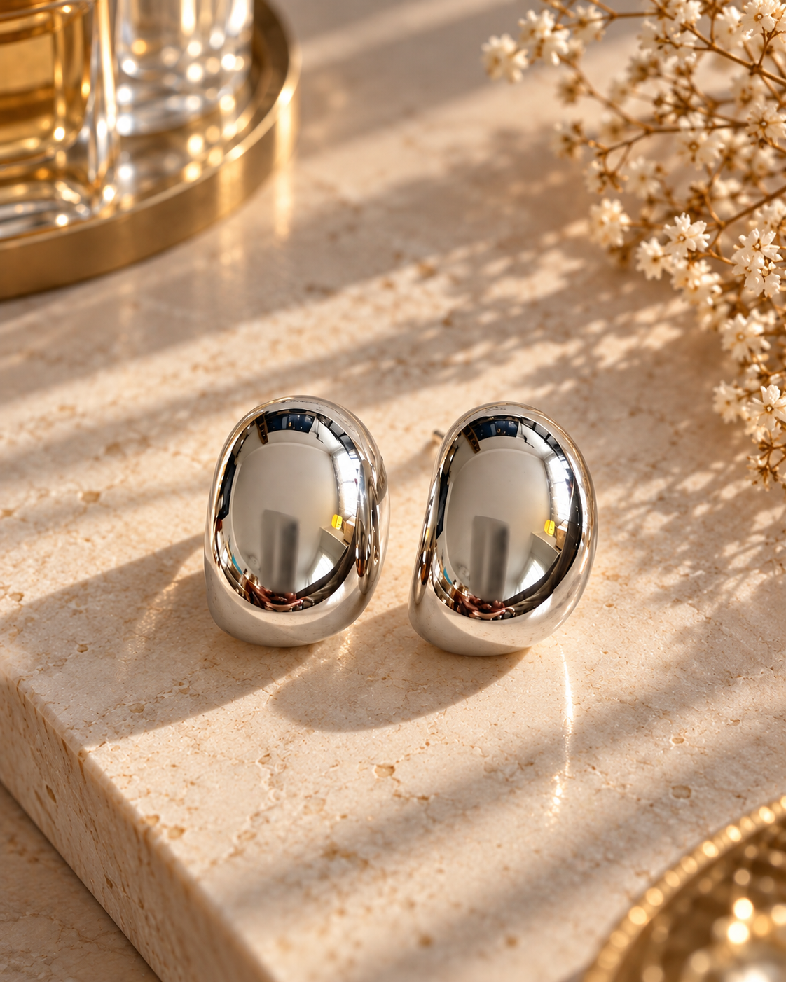Sienna Dome Earrings