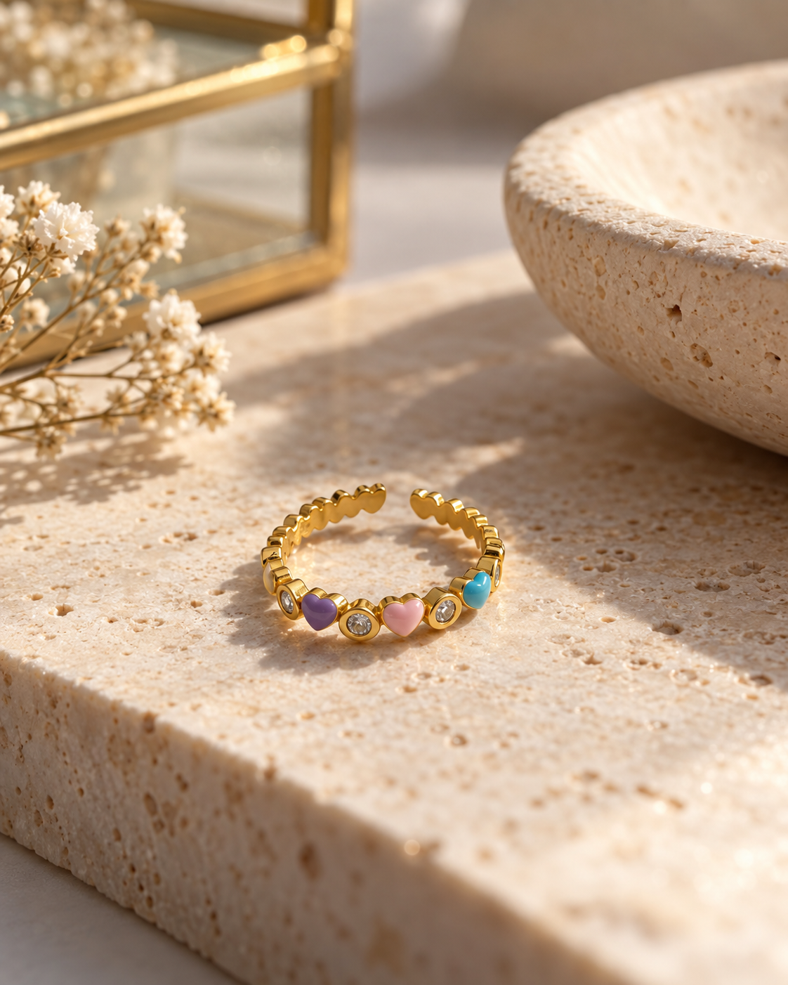 Candy Hearts Ring