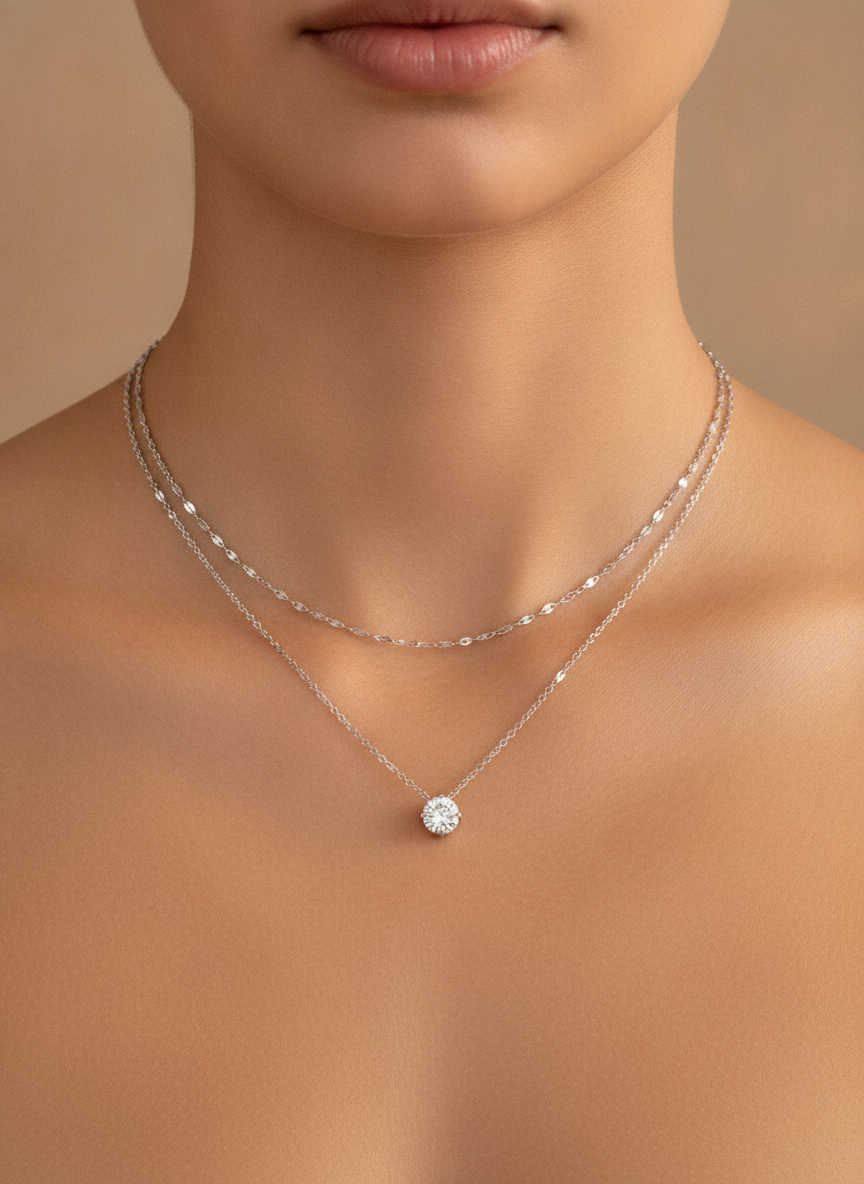 Celestia Duo Necklace