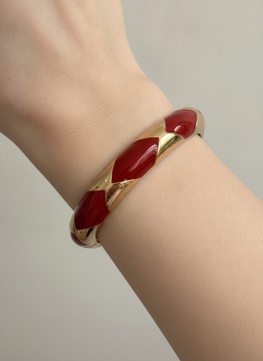 Ruby Flame Bangle