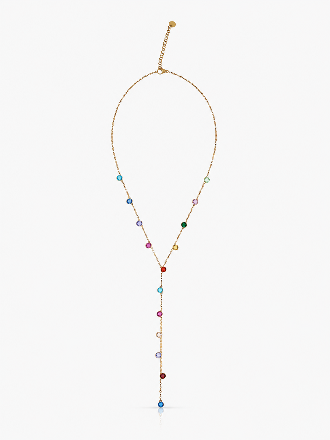 Rainbow Drop Necklace