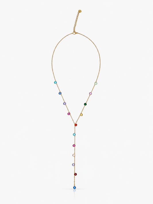 Rainbow Drop Necklace