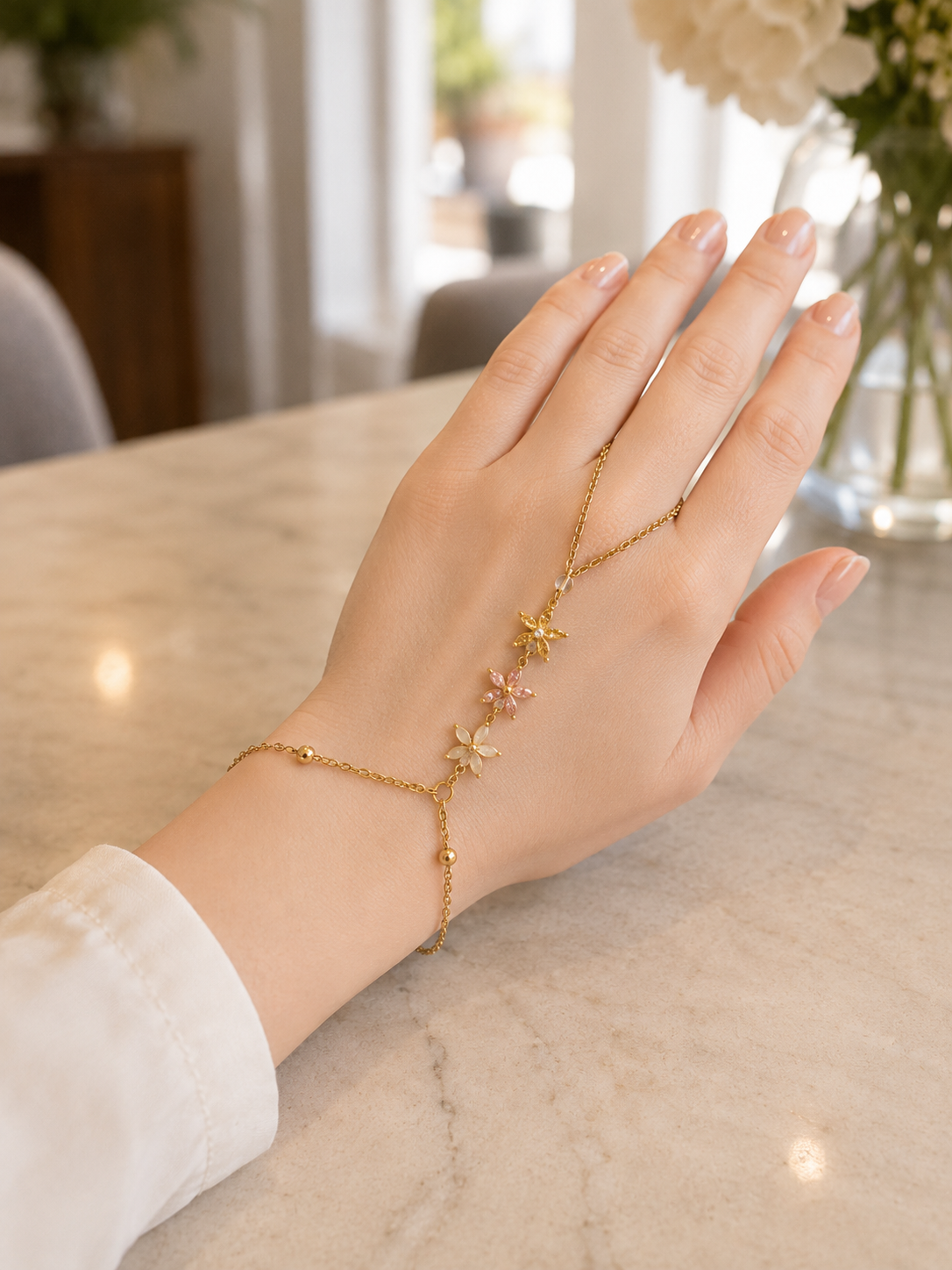 Fleurielle Hand Chain